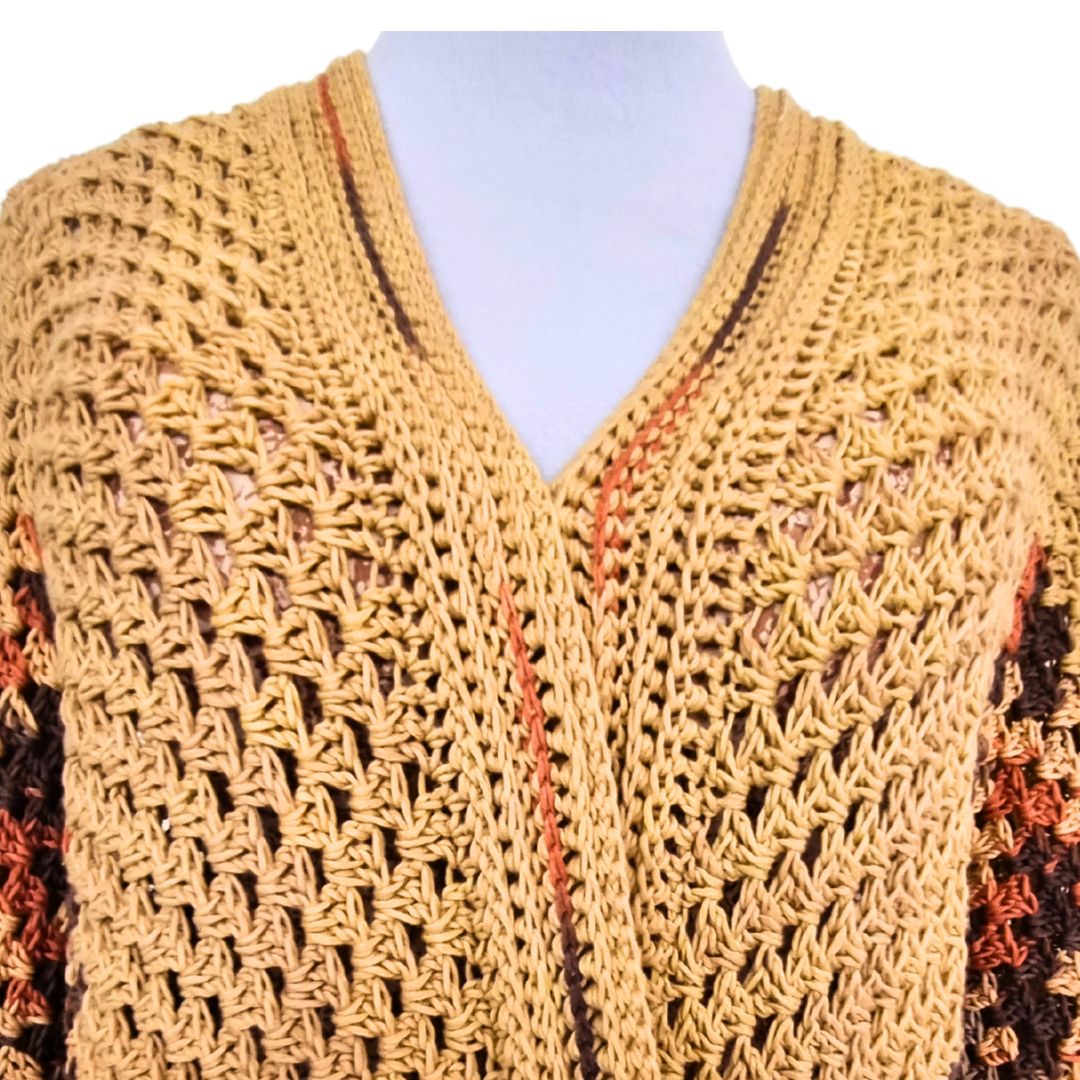 Kimono Mujer Ngen Visón Tejido a Mano
