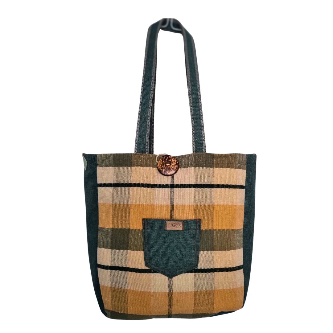 Bolso Beige2 Tejido a Telar