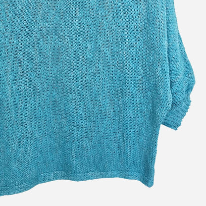 Sweater Mujer Flamé Turquesa Cuello Bote Talla Única