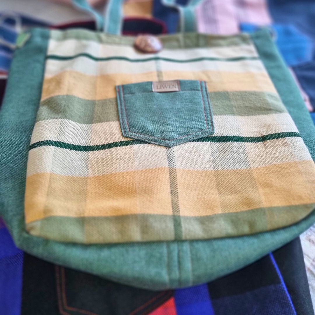 Bolso Beige2 Tejido a Telar
